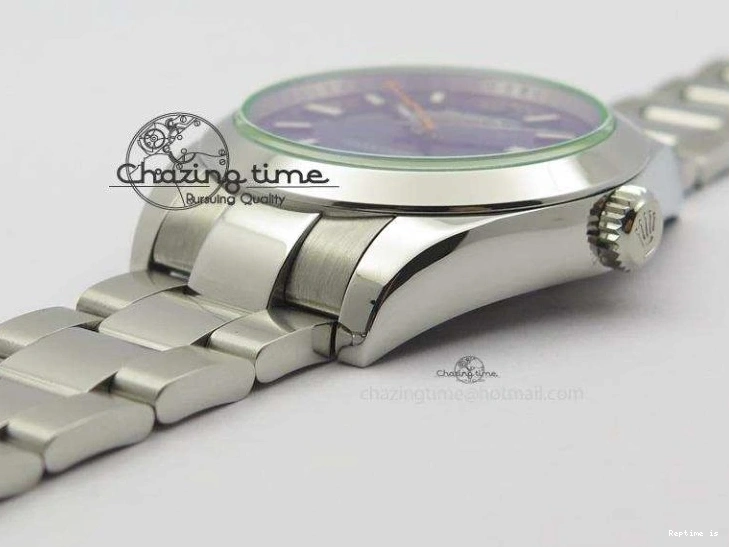 1225 HighPerformance Milgauss 116400 GV JF 1:1 Green Sapphire Blue Dial On SS Bracelet SA 3959